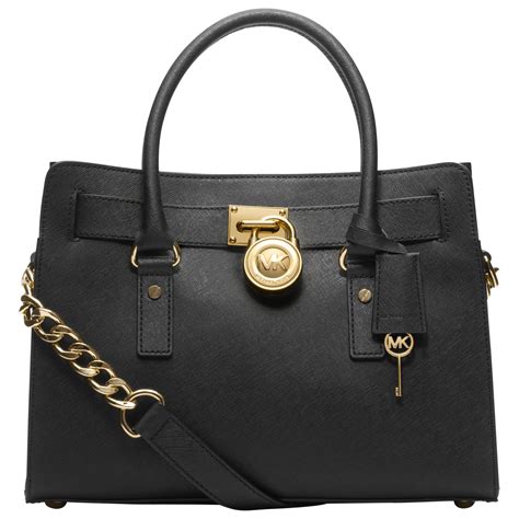 michael kors väska hamilton|michael kors leather satchel.